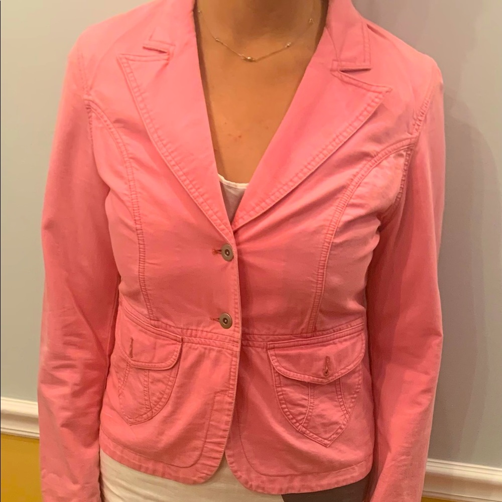 Mossimo Mossissue Ladies Pink Denim Jacket